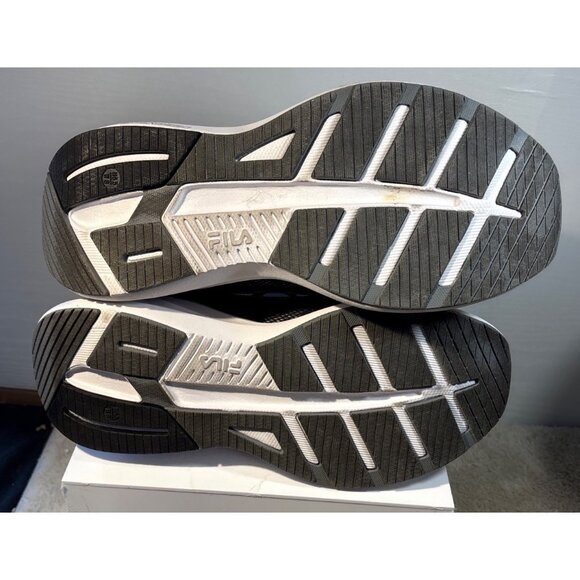 Fila Suspence Shoes Wm Size 8 Men 6.5  Black White Athletic Sneakers - Picture 10 of 12